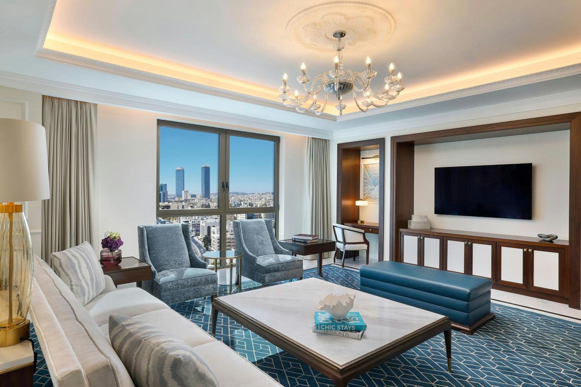 The Ritz-Carlton, Amman酒店 外观 照片 A suite at the hotel
