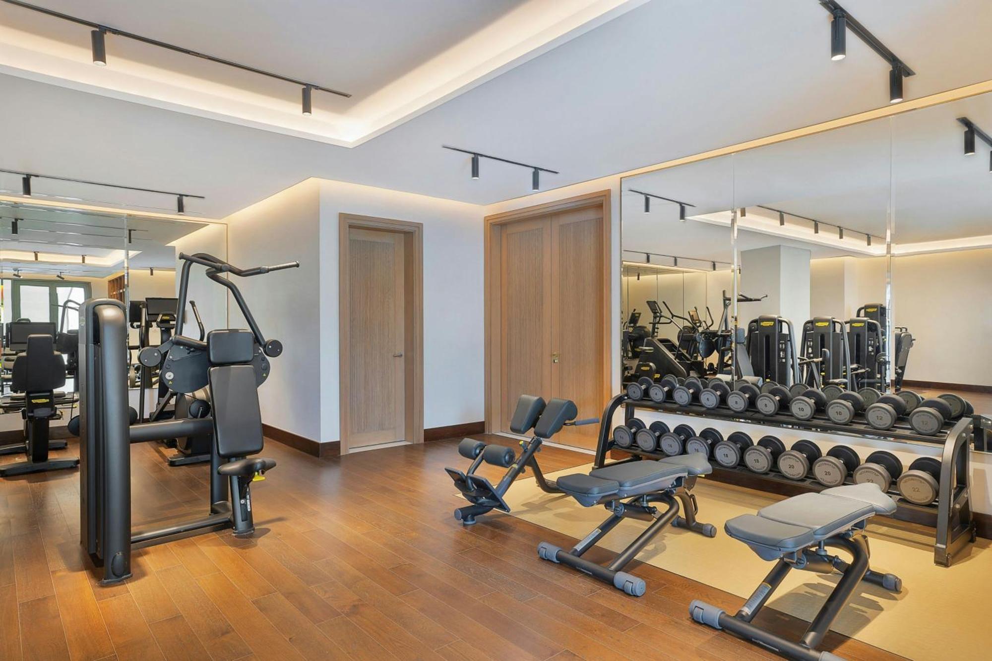 The Ritz-Carlton, Amman酒店 外观 照片 The gym at the hotel