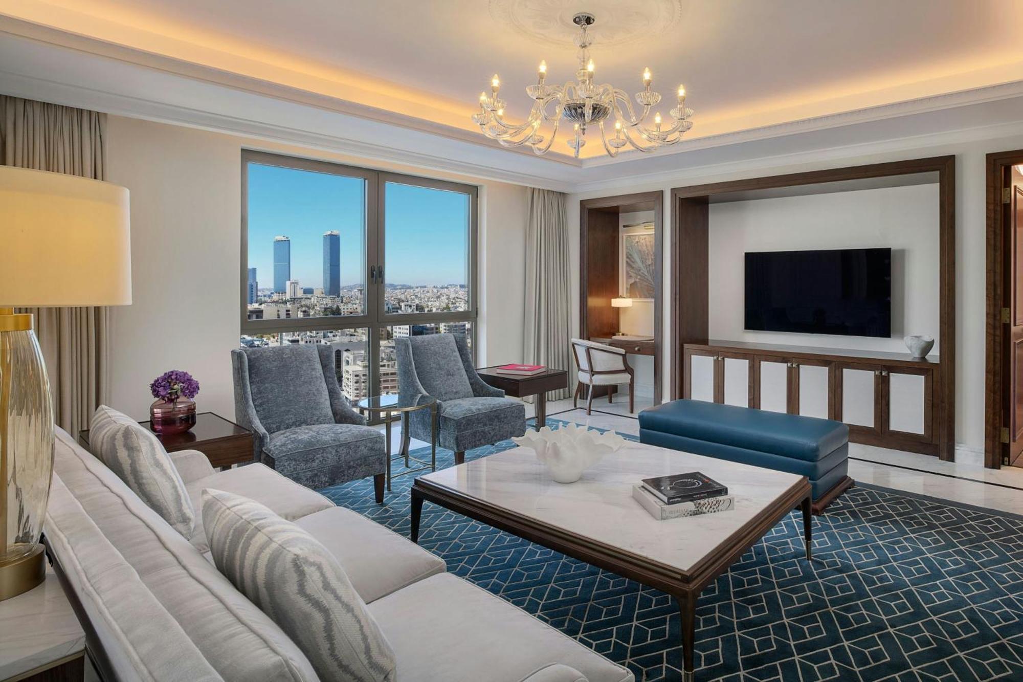 The Ritz-Carlton, Amman酒店 外观 照片 A suite at the hotel