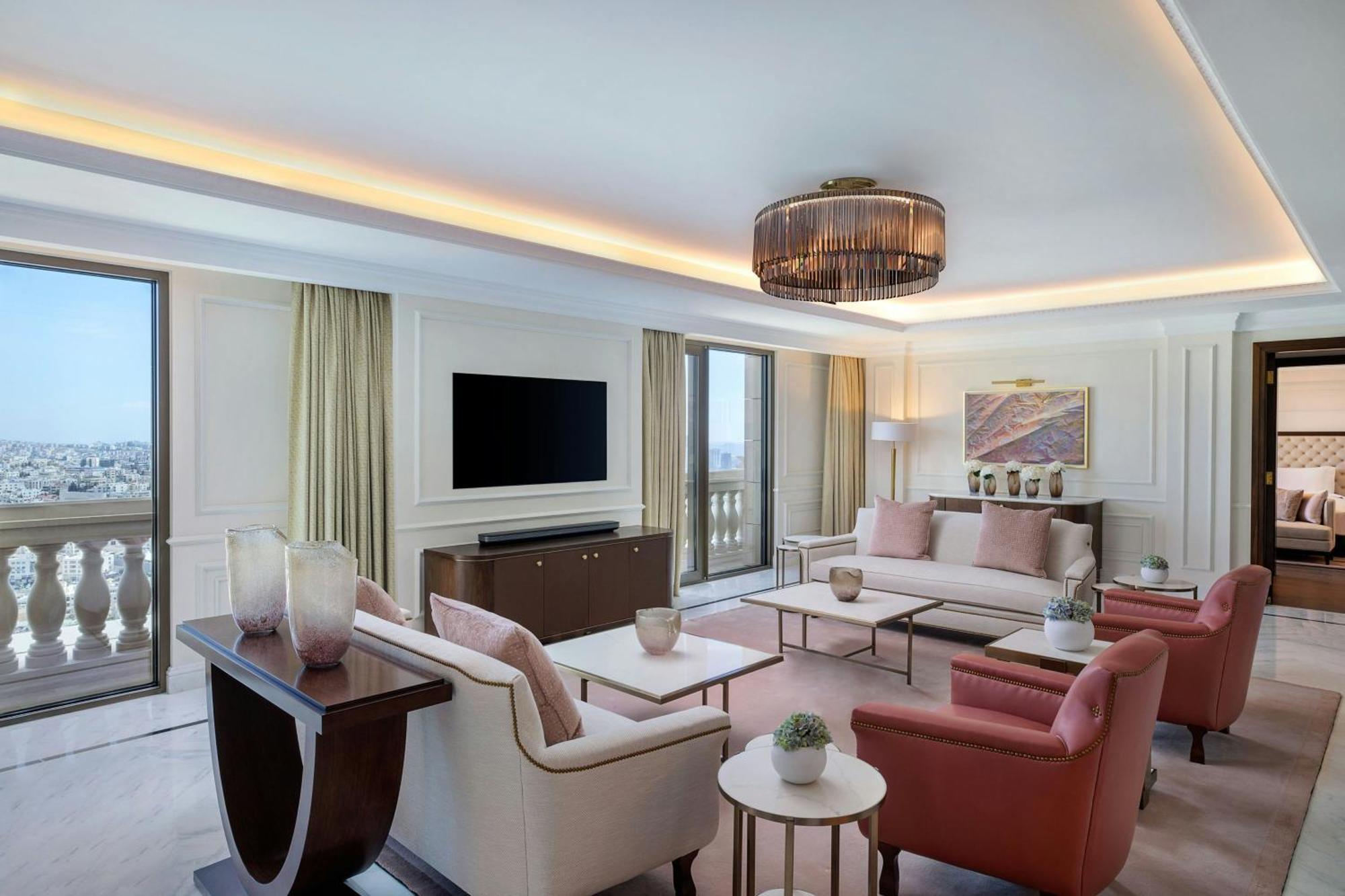 The Ritz-Carlton, Amman酒店 外观 照片 A suite at the hotel